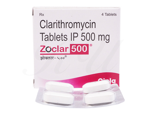 Zoclar500mg クラリスロマイシン 抗生物質 抗菌剤 犬猫兼用 ペット医薬品個人輸入うさパラ通販