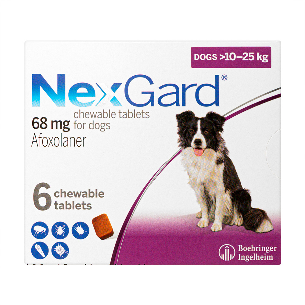 レビュー 体験談 ネクスガード 中型犬用 10 25kg ペット薬の個人輸入代行 うさパラ