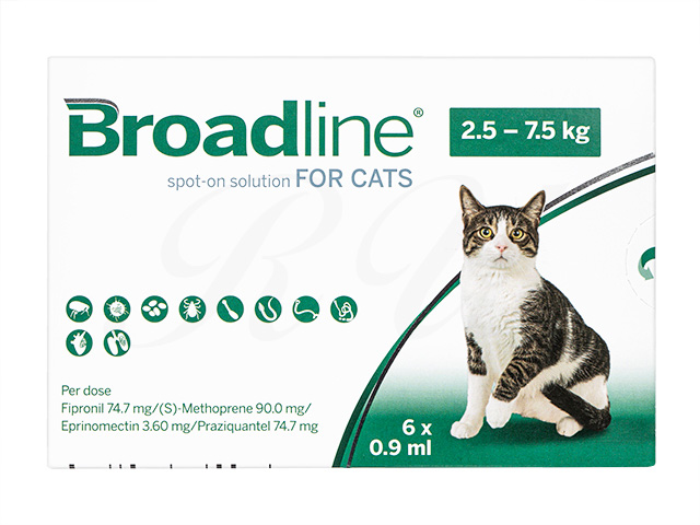 ブロードライン（猫用/2.5-7.5kg） | フィラリア予防及びノミ・ダニの駆除 | 猫用 | ペット医薬品個人輸入うさパラ通販