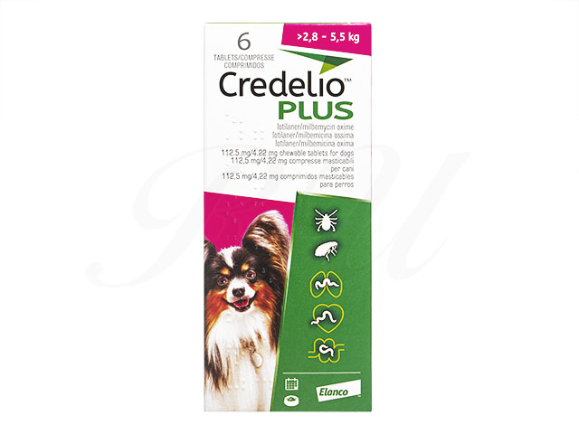 クレデリオプラス 2 8 5 5kg フィラリア予防及びノミ ダニの駆除 犬用 ペット医薬品個人輸入うさパラ通販