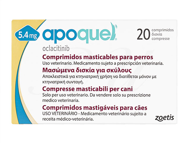 アポクエル　Apoquel 5.4 mg 20錠×3箱 アポクエル Apoquel 5.4 mg 20錠×3箱