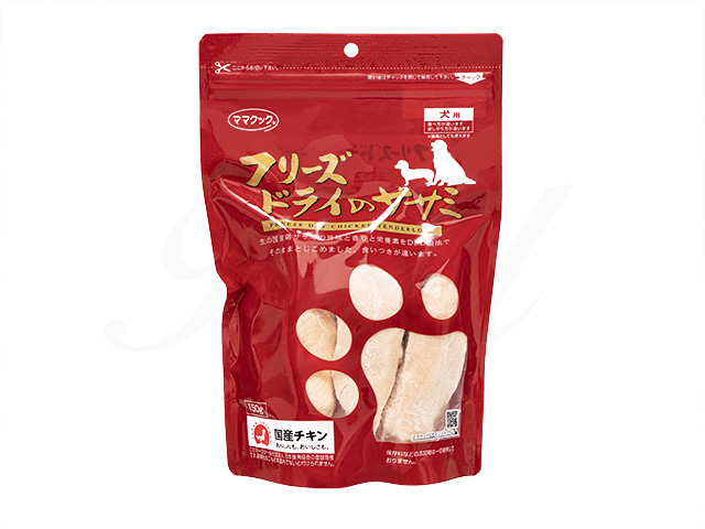 ママクック フリーズドライのササミ（犬用）通販｜おやつ・トリーツ