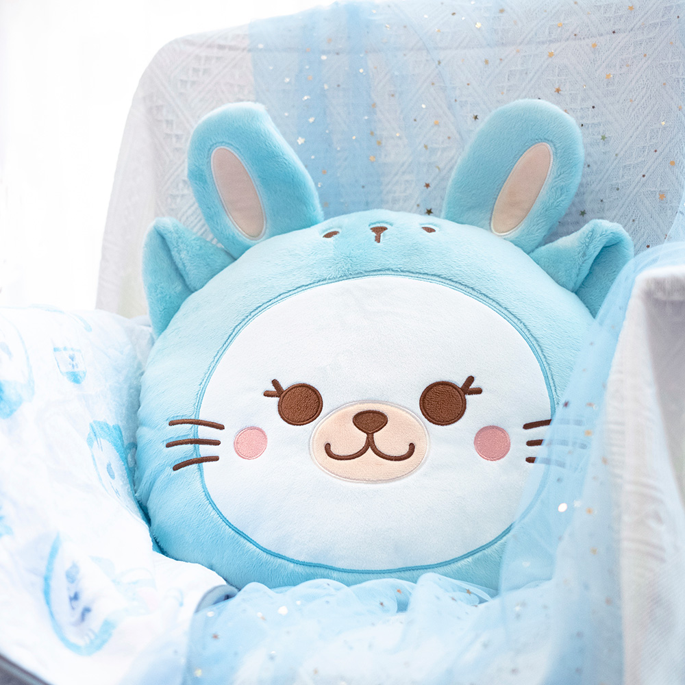 さラちゃんクッションブランケット（クッション43×40cm
